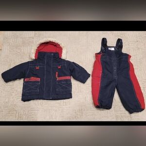 Okie Dokie Snowsuit For Baby Boy 12 Months